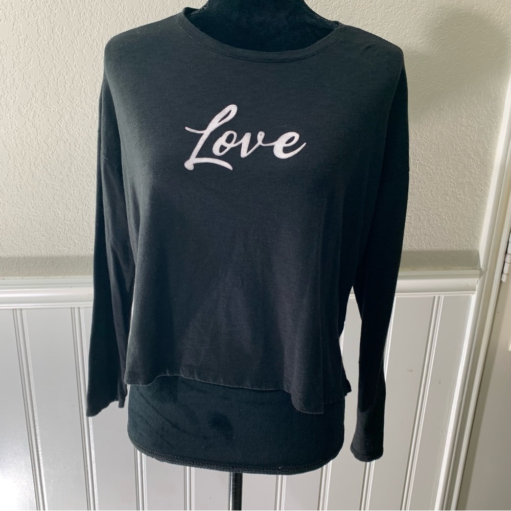 Christian Siriano graphic LOVE tee shirt top